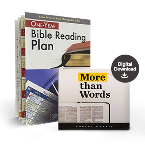 More Than Words Special Offer Audio Digital Download with Bible Reading Plan
